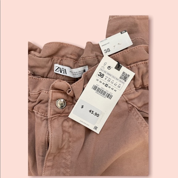 Zara Paperbag Jeans - Picture 3 of 3